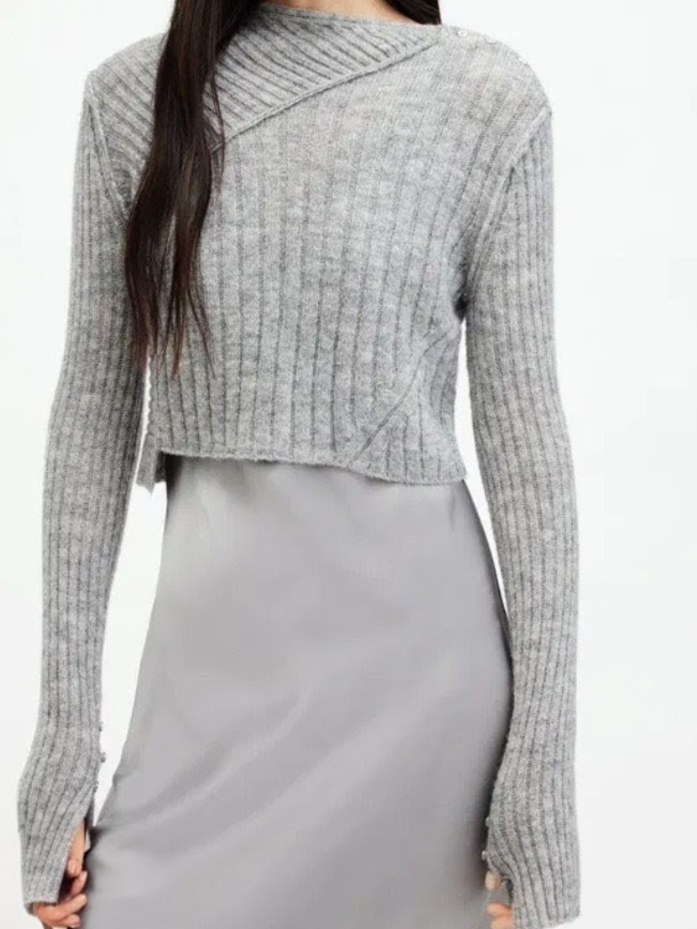 Allsaints cropped sweater